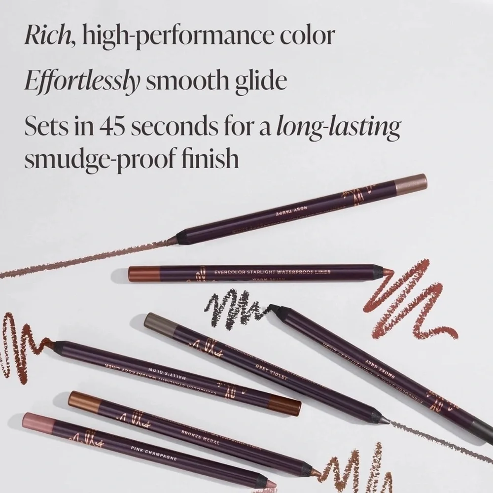 💎 Mally Beauty Evercolor Starlight Waterproof Gel Eyeliner Sunrise Peach New